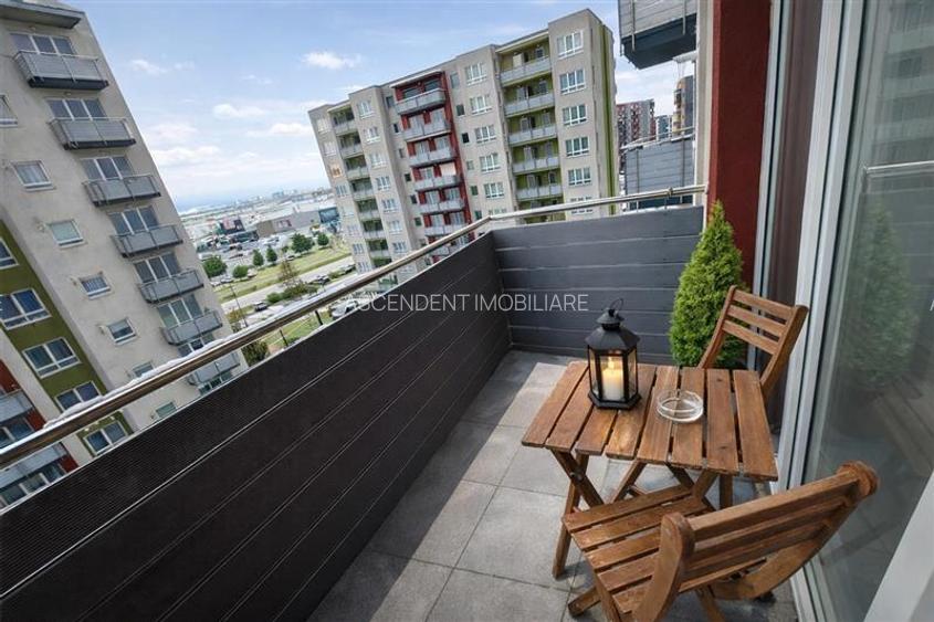 Tur 3D! Eleganta garsoniera, decomandata, mobilata, terasa, boxa, Avantgarden, B - 3