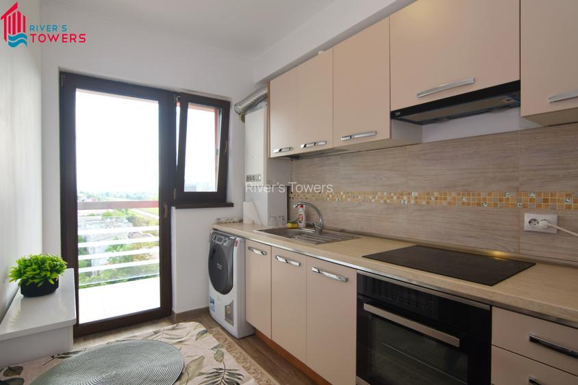 RIVERS TOWERS - DE INCHIRIAT, apartament  1 CD, bucătărie separată, baie cu geam - 4
