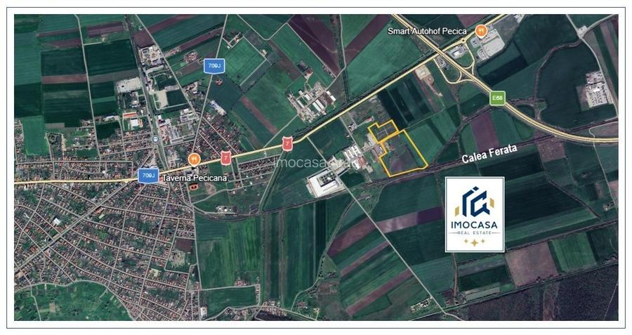DE VÂNZARE – Teren Extravilan și Intravilan 8,24 ha – Pecica, Județul - 2