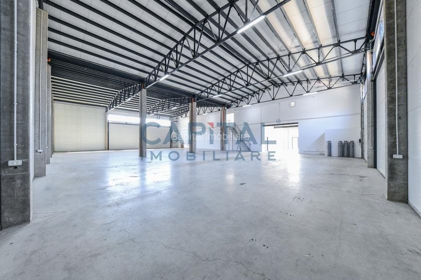 Hala de inchiriat cu spatiu comercial, 1200mp, Baciu, Comision 0% - 2