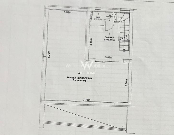 CONFORT la standarde inalte! Penthouse deosebit pe 2 niveluri zona Shopping City - 17