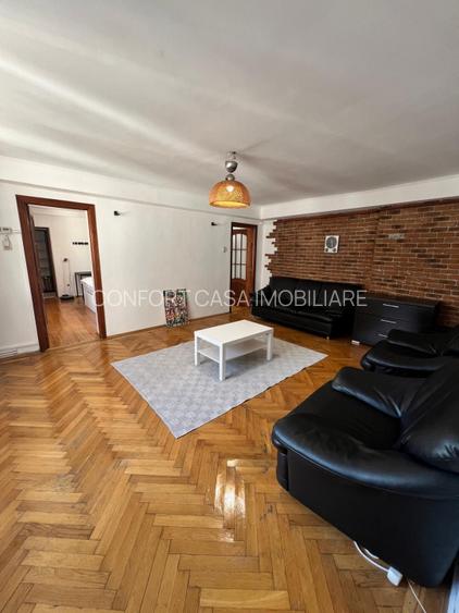 Kogalniceanu-Facultatea de Drept, 3 camere 87 mp amenajat, - 2