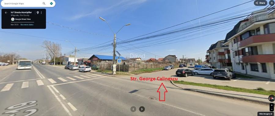 Teren Magurele (poeti) - Str George Calinescu (intre case) 1605 mp - 10