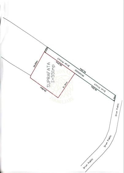 Teren 551 mp - ideal Cabana turistica- utilitati-panorama lac Colibita - 3