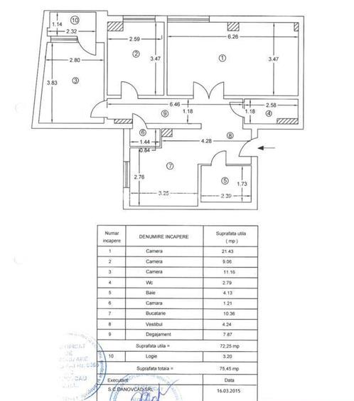 Apartament 3 camere | Piata Romana | Magheru | 80 mp | Investitie - 11