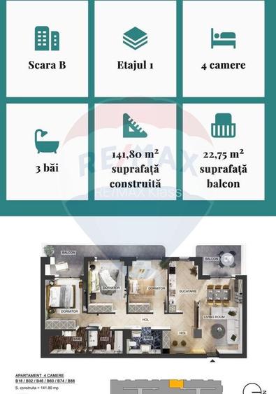 Apartament 4 camere de vanzare MyPlace North Pipera - 1