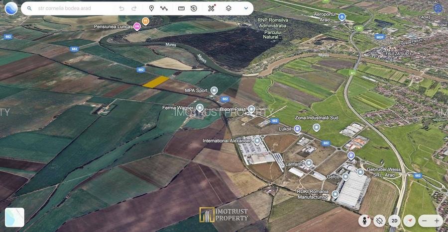 Teren 21.000 mp – Arad, Zona Industrială Sud – Acces A1 - 2