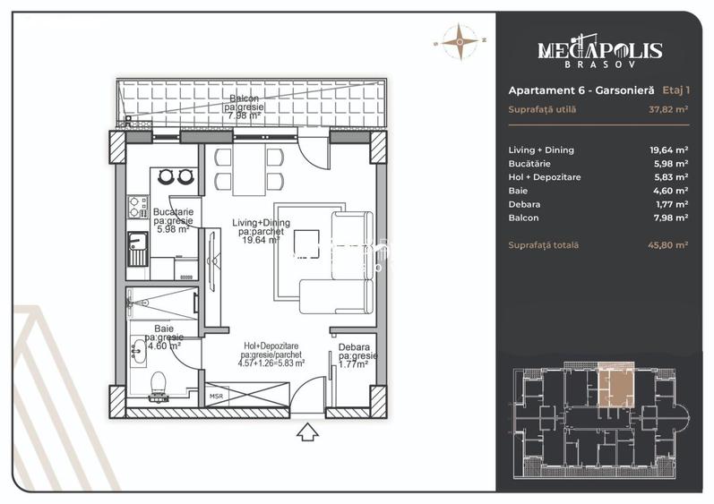 Garsonierǎ Coresi | Predare Iulie 2026 - 3