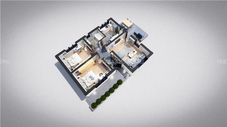 Casa cu 3 camere, 400mp, de vanzare in Miroslava-Ciurbesti - 18