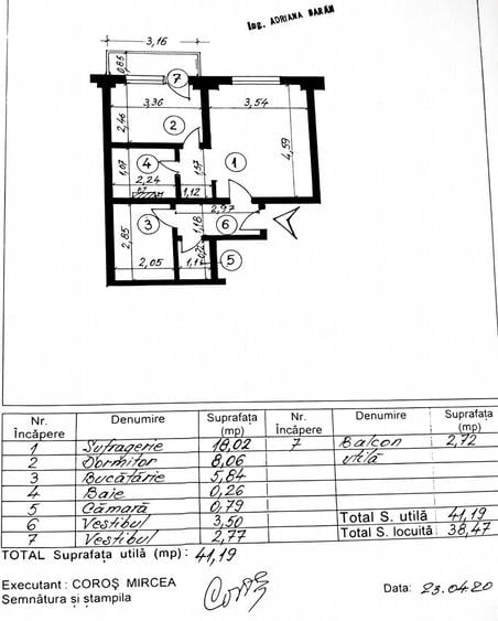 Apartament 2 camere Piata Victoriei Intr. Dr. Iacob Felix