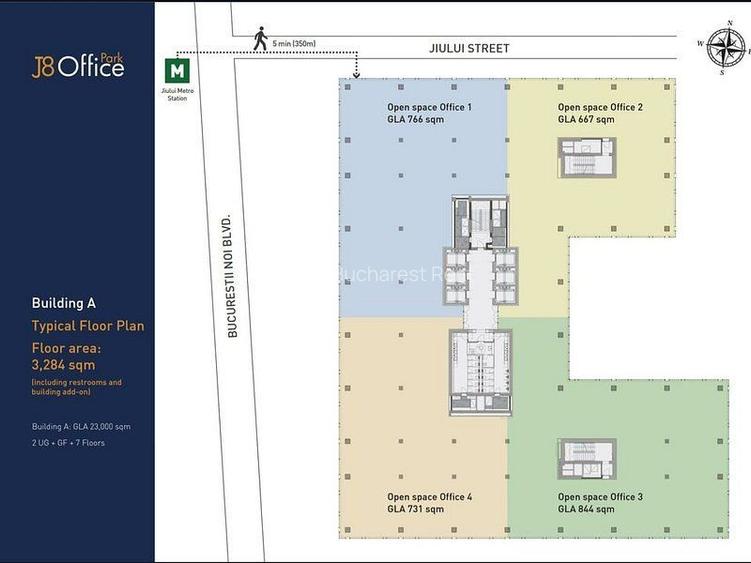 Spatii de Inchiriat - J8 Office Park - Jiului / Piata Presei - Domenii - 4