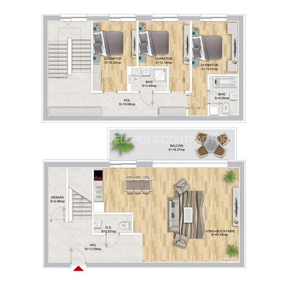 OPORTUNITATE: Ultimul Duplex exclusivist, vedere panoramică asupra Bucureștiului - 7