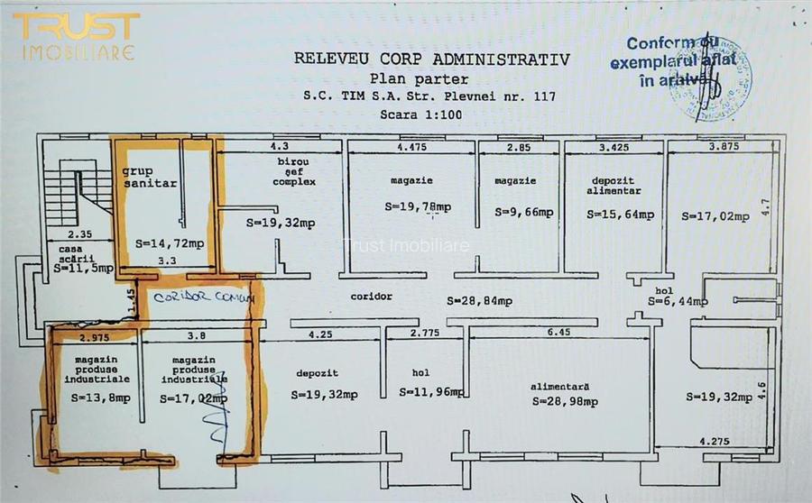 Spatiu comercial la strada l  parter l  2 încaperi – Str. Plevnei - 2