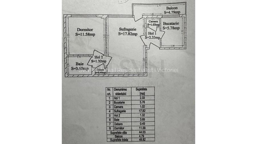 REA1022624 Apartament 2 camere 1 Mai Renovat - 9