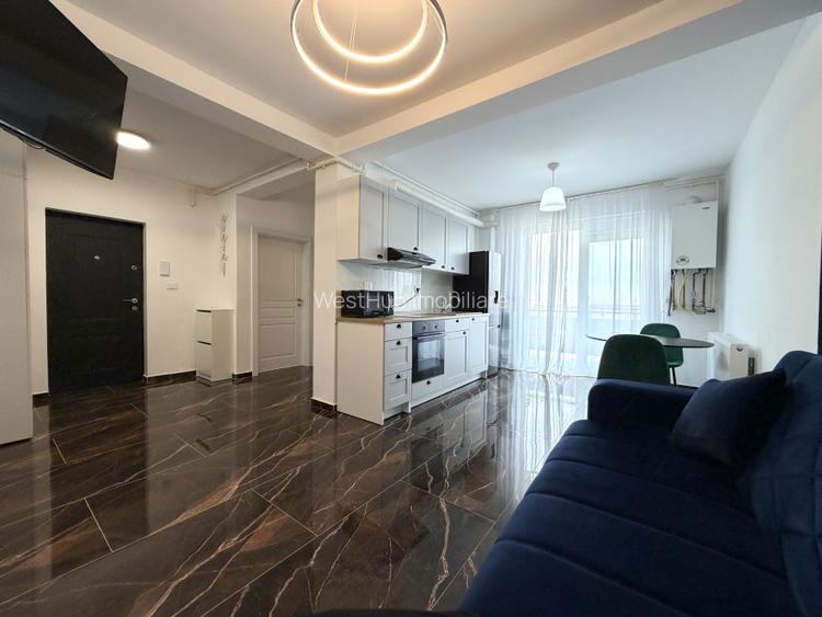 Apartament 2 camere, 40mp utili, etaj 2,  mobilat, bloc nou - Giroc - 4