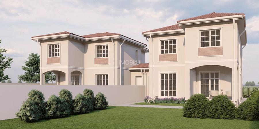 1/2 Duplex, 5 camere, 2 bai, camera tehnica, 119mp, 300mpT , Giarmata! - 25