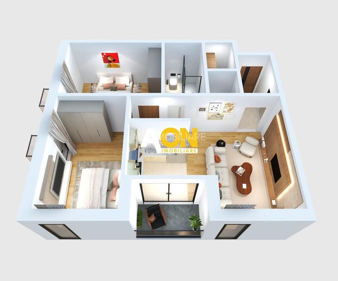 Apartament 3 camere, în zonă rezidențială exclusivistă, Cetate - 3