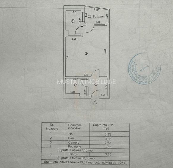 ETAJ 1. Garsoniera Hipodrom-Pietatii. REPREZENTARE EXCLUSIVA Comision ZERO!  - 8