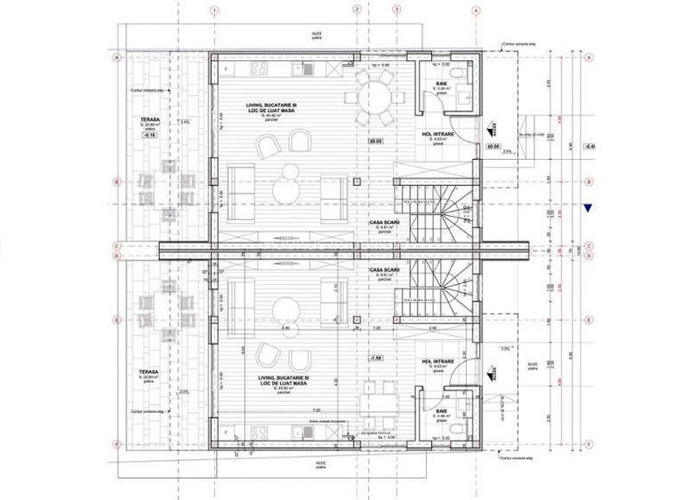 Case noi,  cu C.F.cuplate S+P+E+ Pod, cu cate 303 mp teren in Chinteni - 9