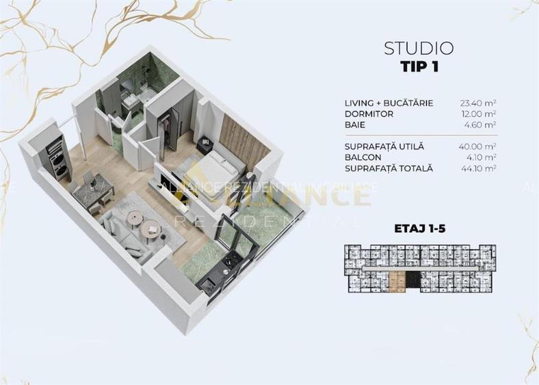 Apartament 2 camere Tip Studio - Biruintei || 15 minute Metrou Berceni - 8