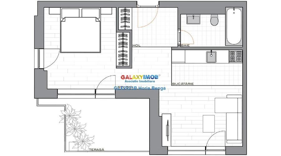 Vanzare apartament tip Studio Pipera Avangarde 11 COMISION 0 !!! - 8