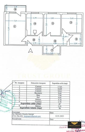 Apartament 3 camere Domenii | Imobil 1980 - 7