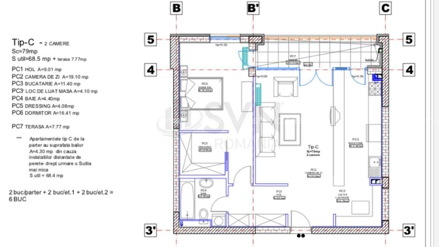 REA1004085 2 camere PROIECT NOU HERASTRAU- CARTIERUL FRANCEZ - 14