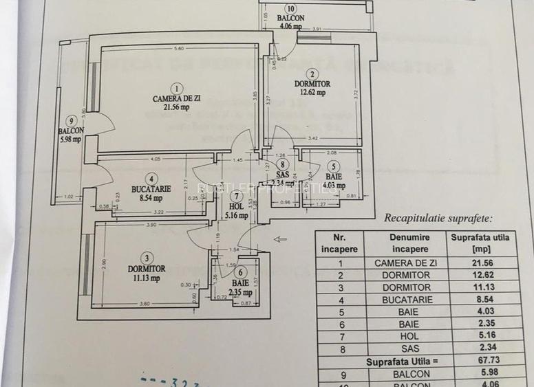 Apartament cu 3 camere, mobilat, parcare inclusa- zona Baba Novac - 15