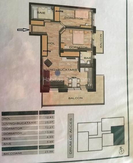 Comision 0% Ap 3 camere, etaj 2/3, parcare subterana, str Sub Cetate - 20