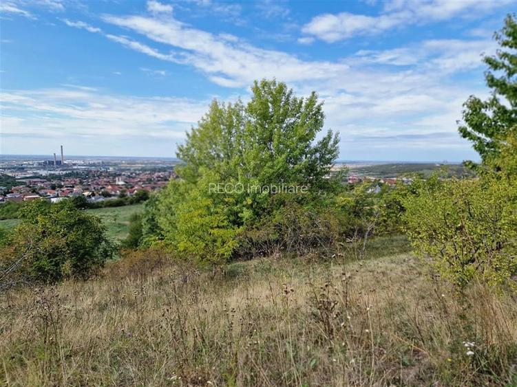 RECO Teren  intravilan- panorama asupra orasului -str. Caisilor - 12