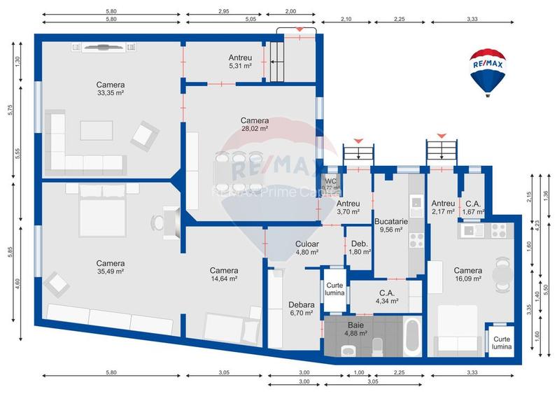 Spațiu ultracentral în Oradea, 171 mp, clinică sau birouri, de vânzare - 6
