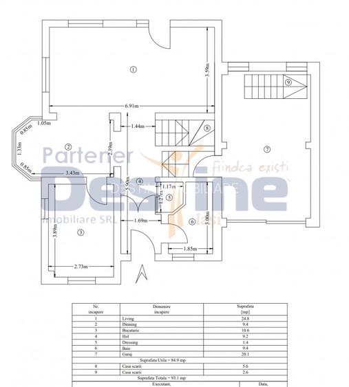 Bucium - Casa individuala P+M 183 mp + TEREN 820mp - 6