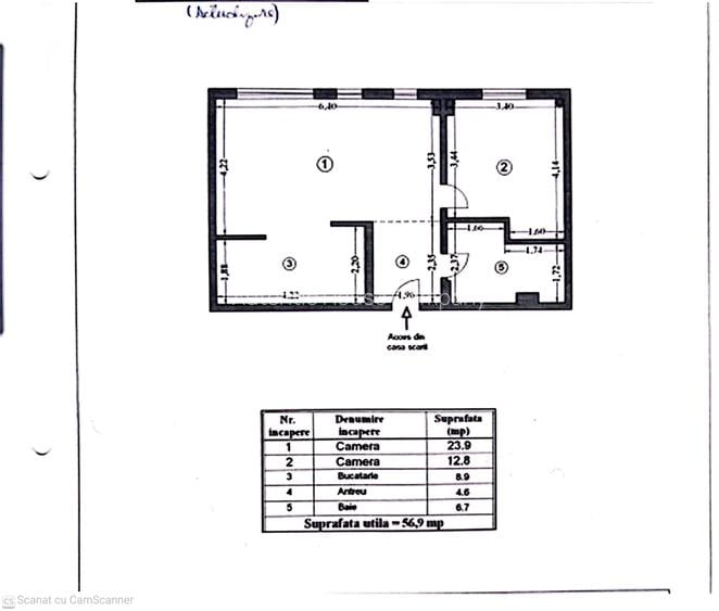 BCR GARA -ideal sp.com- Apartament 2 camere parter, complet renovat... - 2