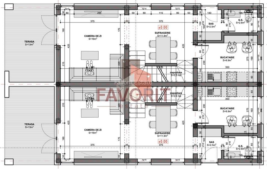 Duplex cu 3 camere in Mosnita Noua | Zona Excelenta | Finisaje la alegere. - 1