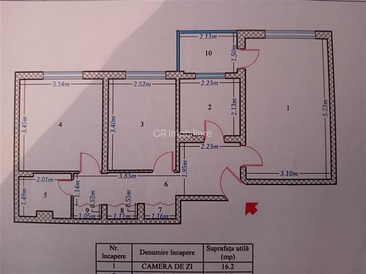 Apartament 3 camere Salajan - 9