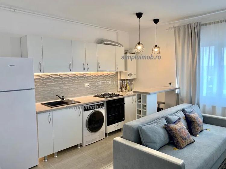 Centrala proprie bloc nou studio renovat mobilat Ozana - 2