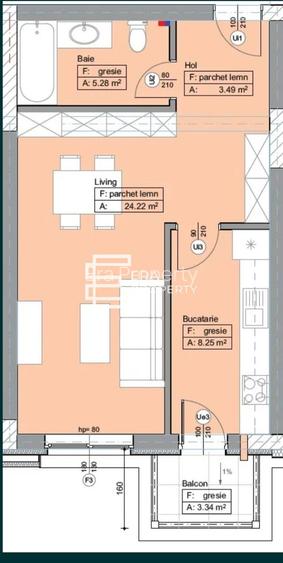 Apartament studio 40 mp, zona Brana Selimbar - 1