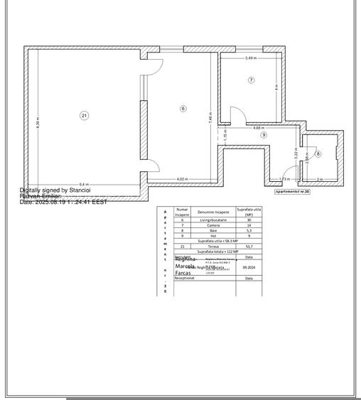 Apartament 2 camere cu terasa de vânzare în proiectul rezidențial Smile - 1