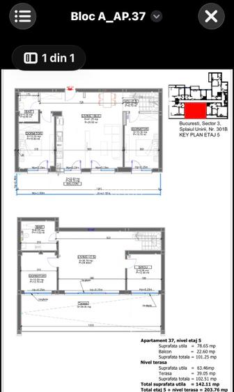 PENTHOUSE SPLAIUL UNIRII-DELTA VACARESTI,Etaj 5-6,Scara Interioara,3-7 Camere ! - 9