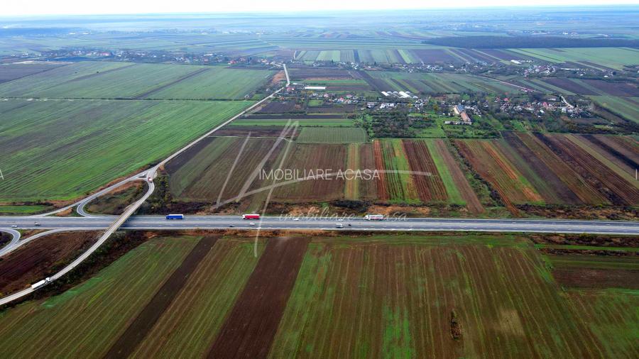 Teren intravilan curti-constructii, industrial, Autostrada A1 - km 62 - 19