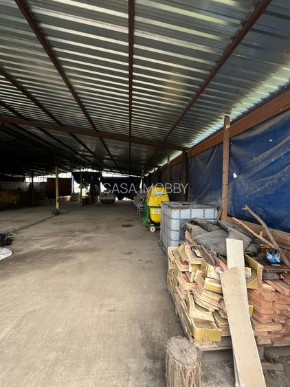 Oferta de vanzare ferma: hala de 500 mp.+teren 6500 mp, Frata, 65000 EURO - 6