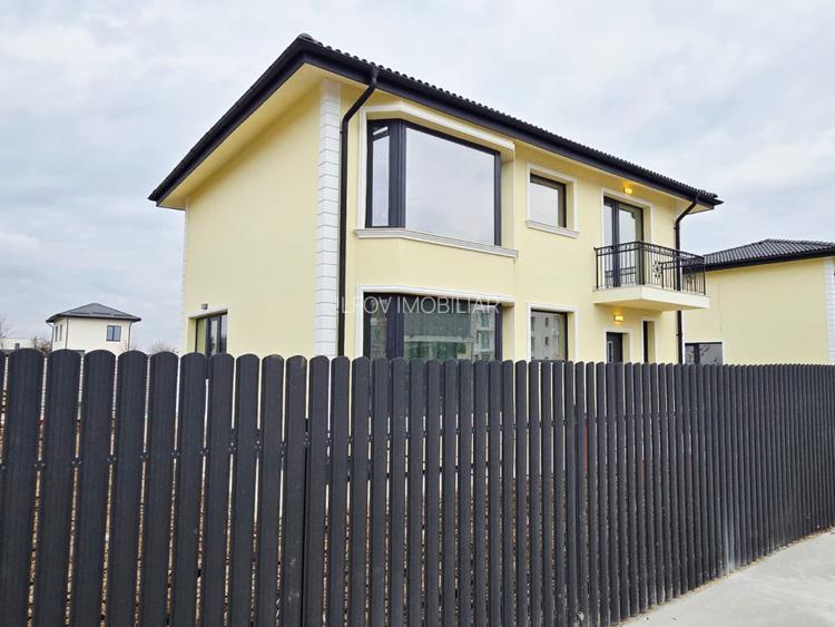 Vilă superbă P+1 Tunari 171mp, 4 camere, curte proprie, 396 mp teren - 2