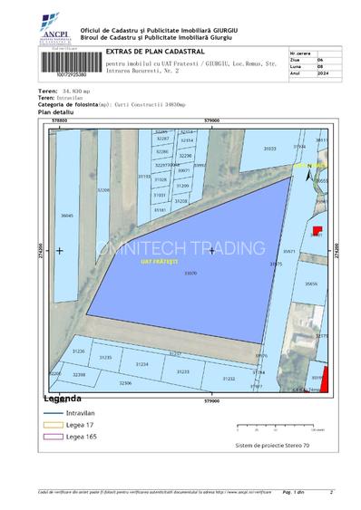 Teren  stradal DN5 Bucuresti -Giurgiu 34.800 mp - 4