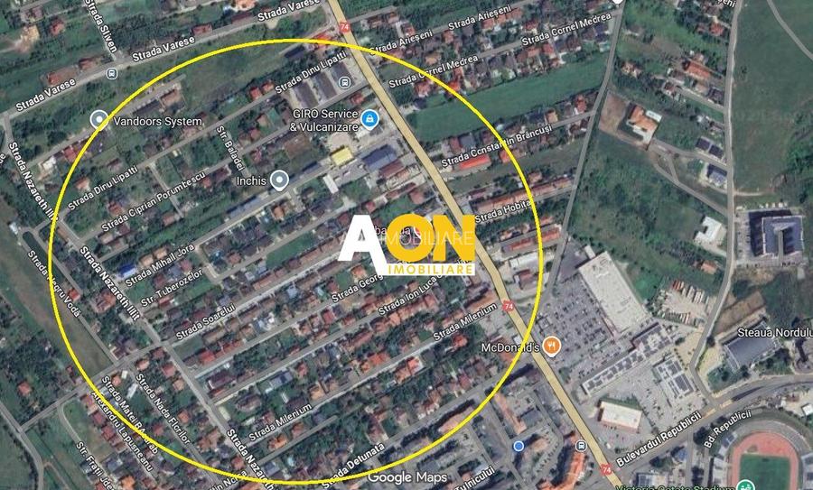 Teren intravilan, 500 mp, deschidere la doua strazi, zona Giro - 2