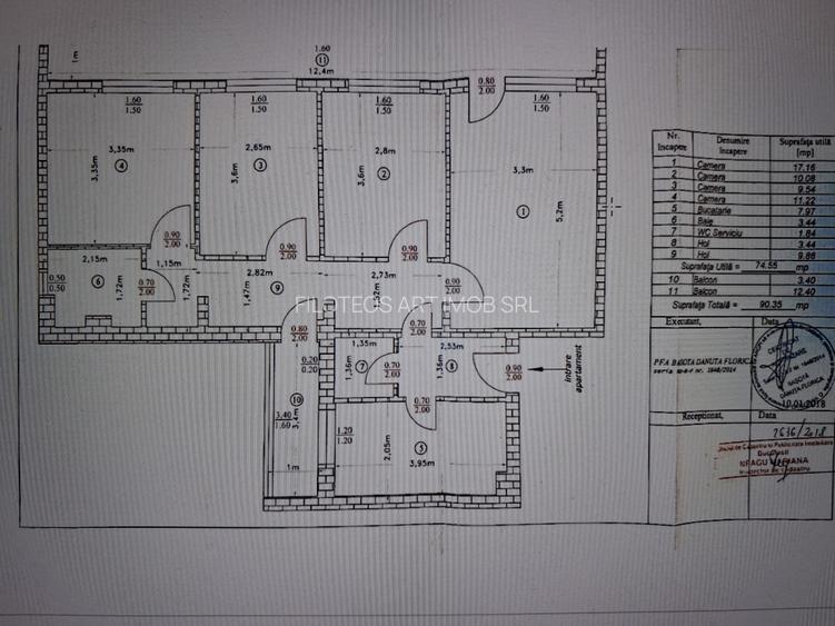 Vanzare Apartament Decomandat 4 Camere Pantelimon Morarilor Fundeni - 18