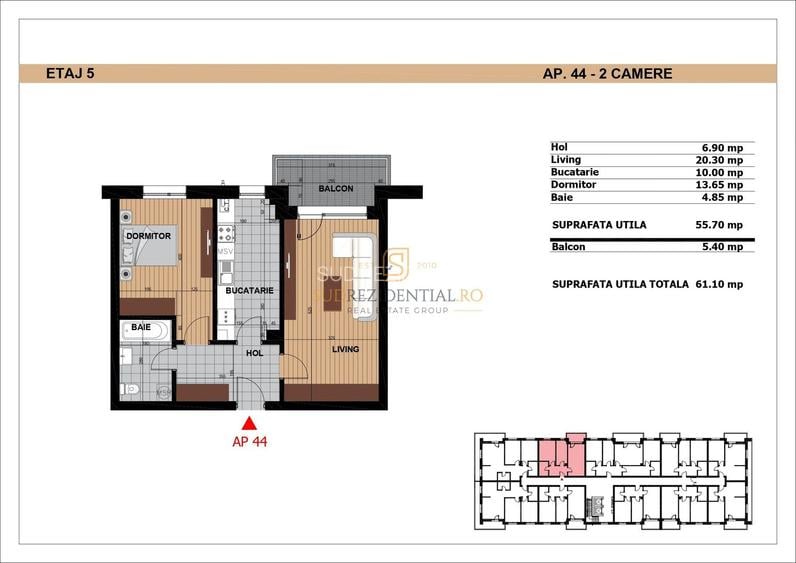 Apartament 2 camere de vanzare, decomandat, metrou Aparatorii Patriei - 1