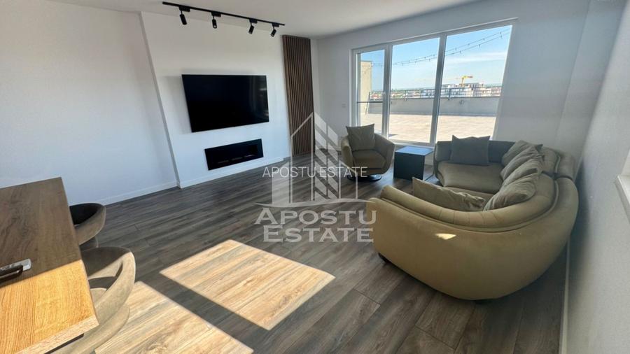 Penthouse 2  camere,modern cu terasă panoramică ,Zona Aradului - 2