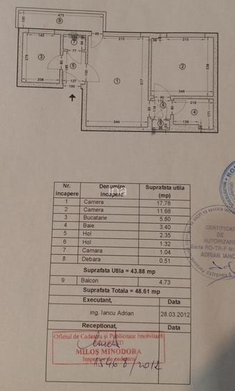 2 Camere, Ion Mihalache, 2 min. Metrou 1 Mai, Bloc Reabilitat - 10