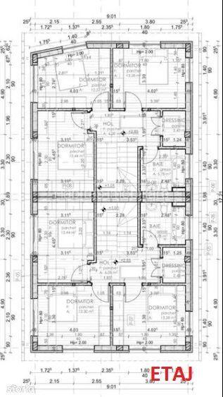 Casa noua, tip duplex, D+P+M,  garaj dublu, zona Iris - 4