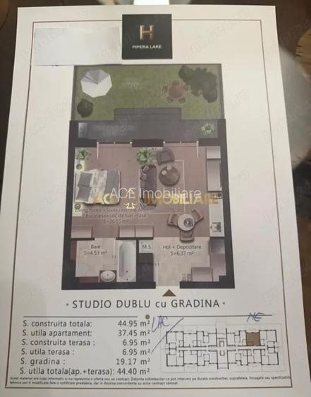 Garsoniera de inchiriat | Pipera | Metrou | Centrala | Curte Proprie - 10